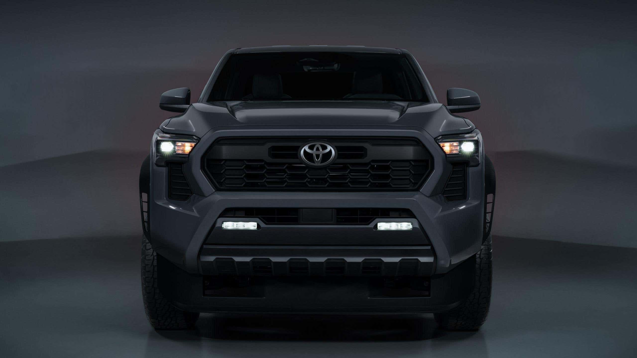 Front part of Toyota Tacoma TRD PreRunner 2024